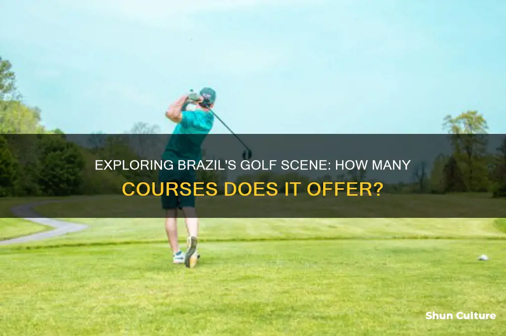 how many golf courses in brazil
