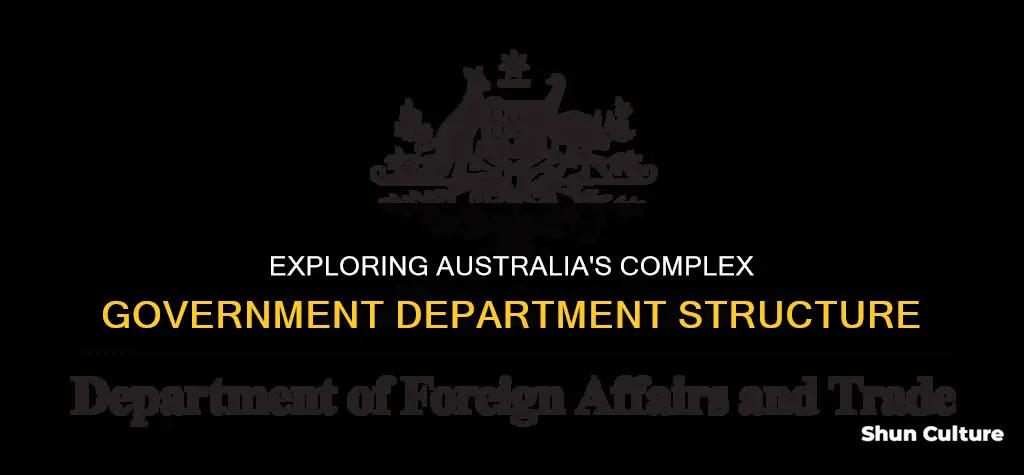 how many government departments are there in australia