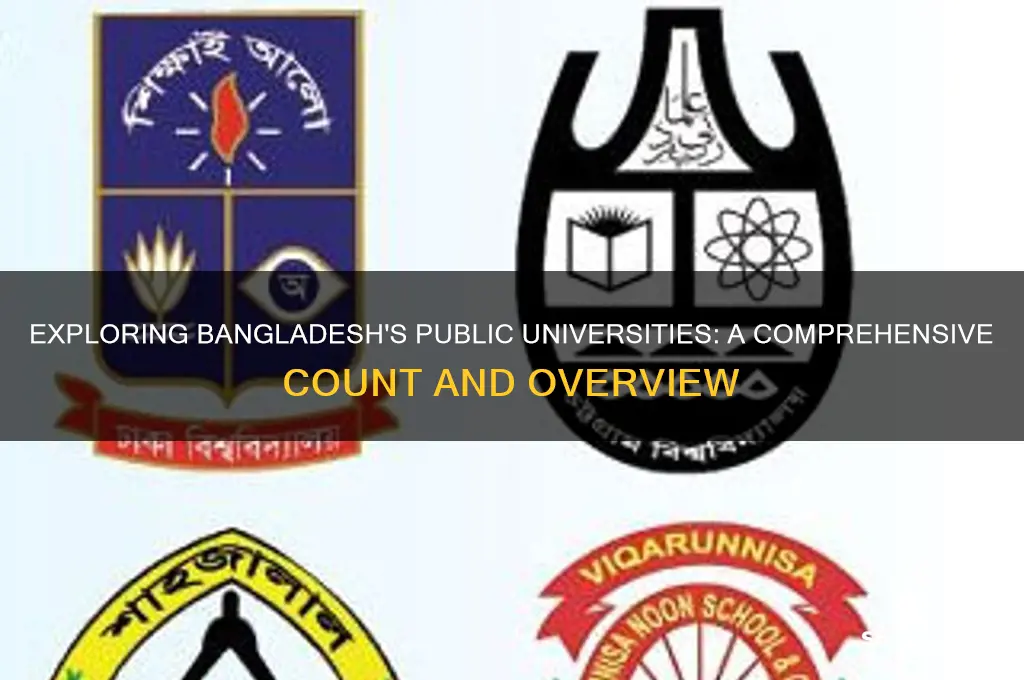 how many government university in bangladesh