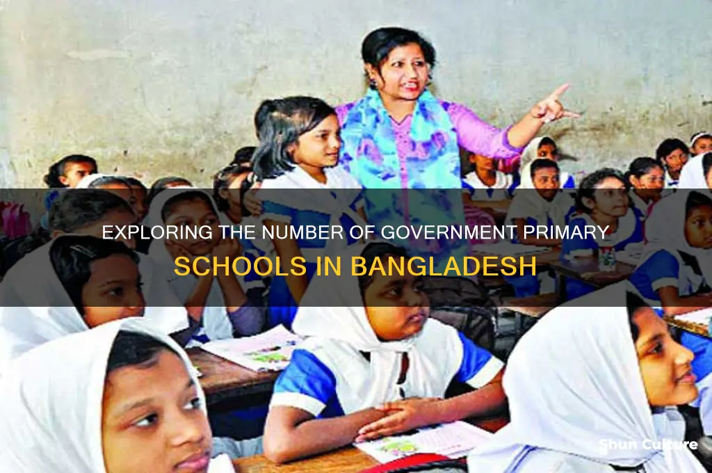 how many govt primary school in bangladesh