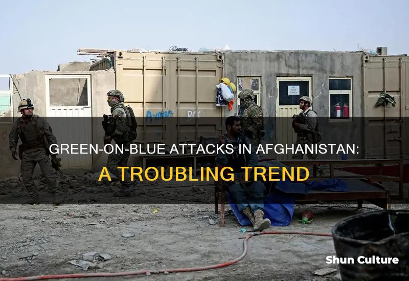 how many green on blue attacks in afghanistan