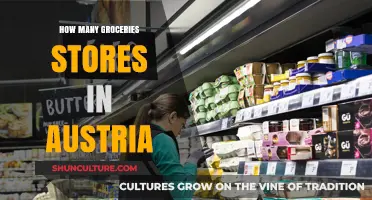 Exploring Austria's Grocery Scene: A Count of Supermarkets