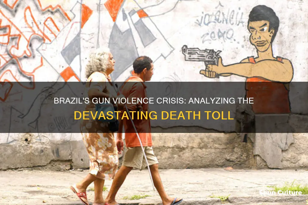 how many gun related deaths in brazil