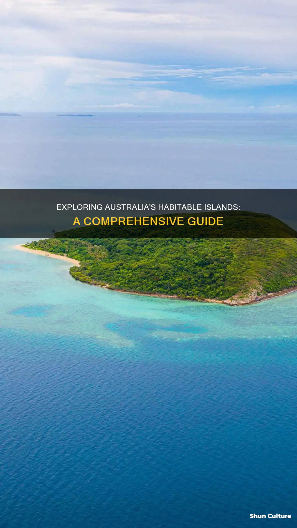 how many habitable islands in australia