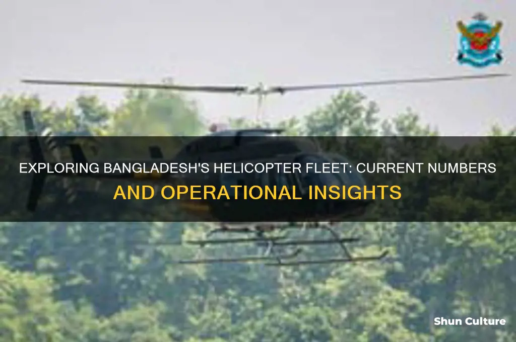 how many helicopter in bangladesh