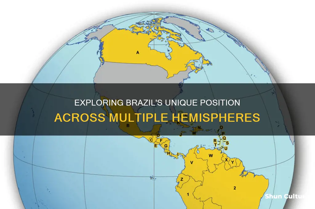how many hemispheres in brazil