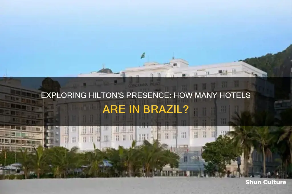 how many hilton hotels in brazil