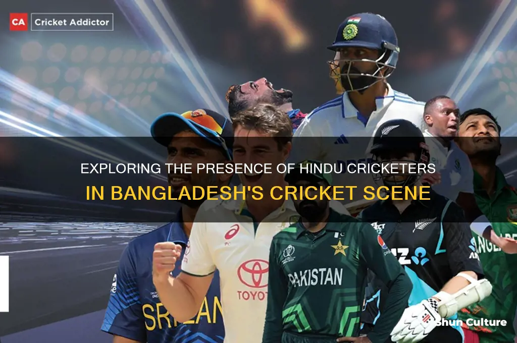 how many hindu cricketer in bangladesh