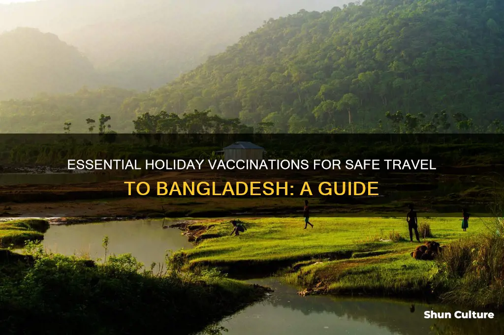 how many holiday vaccinations do you need for bangladesh
