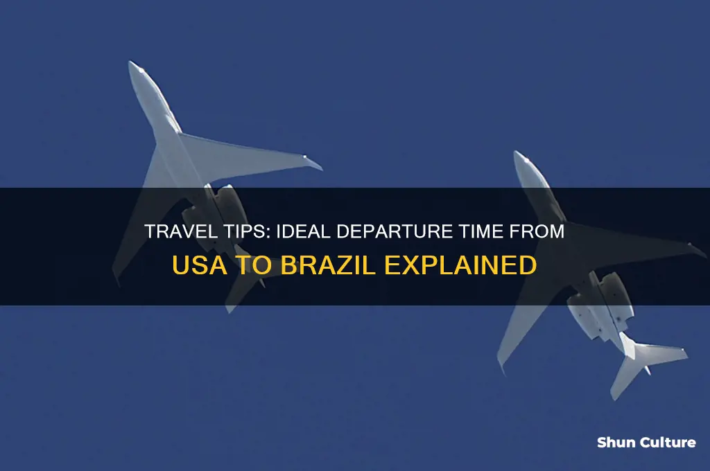 how many hour before depart usa to brazil