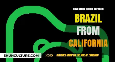 Brazil vs. California: Time Zone Difference Explained in Hours