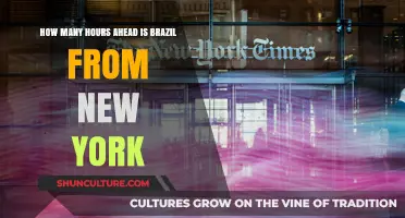 Brazil's Time Zone: How Many Hours Ahead of New York?
