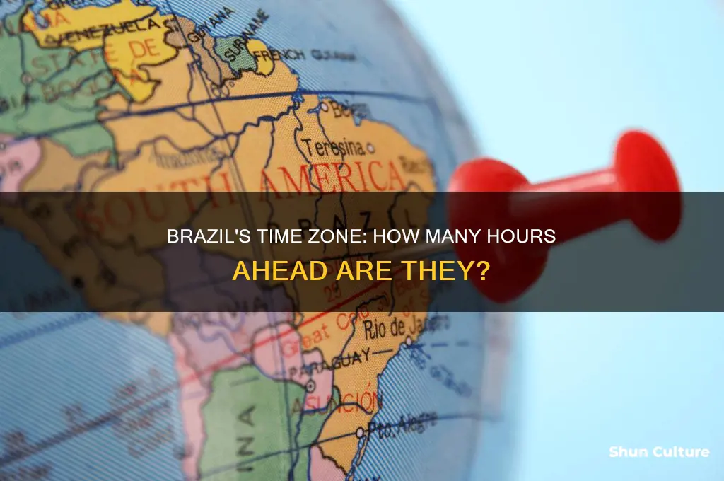 how many hours ahead is brazil