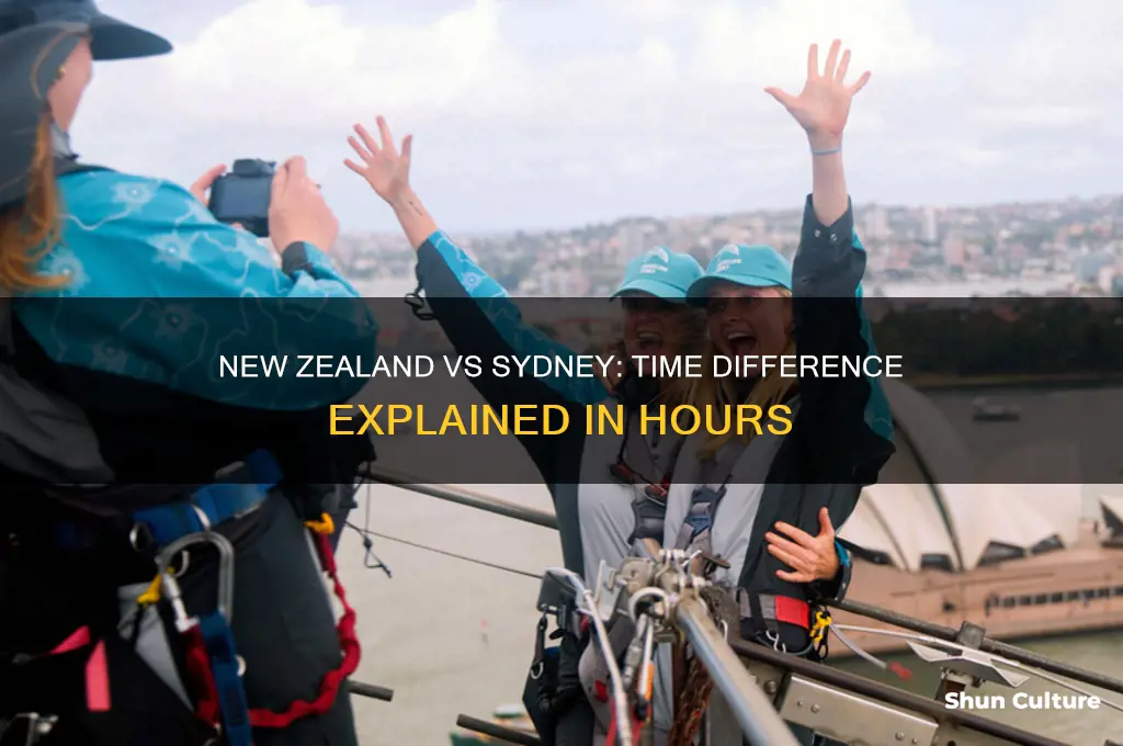 how many hours ahead is new zealand from sydney australia