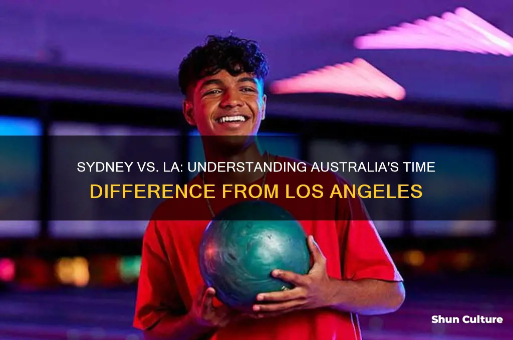 how many hours ahead is sydney australia from los angeles