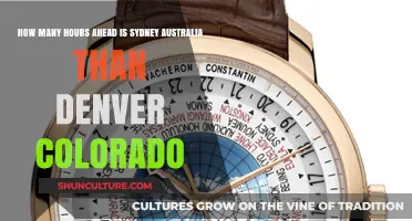 Sydney vs. Denver: Time Difference Explained in Hours Ahead