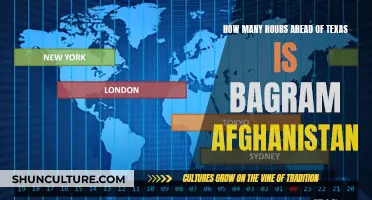 The Time Difference Between Texas and Bagram, Afghanistan: A World Away