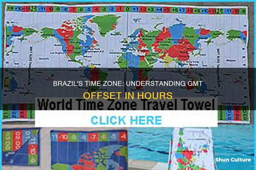 how many hours behind gmt is brazil