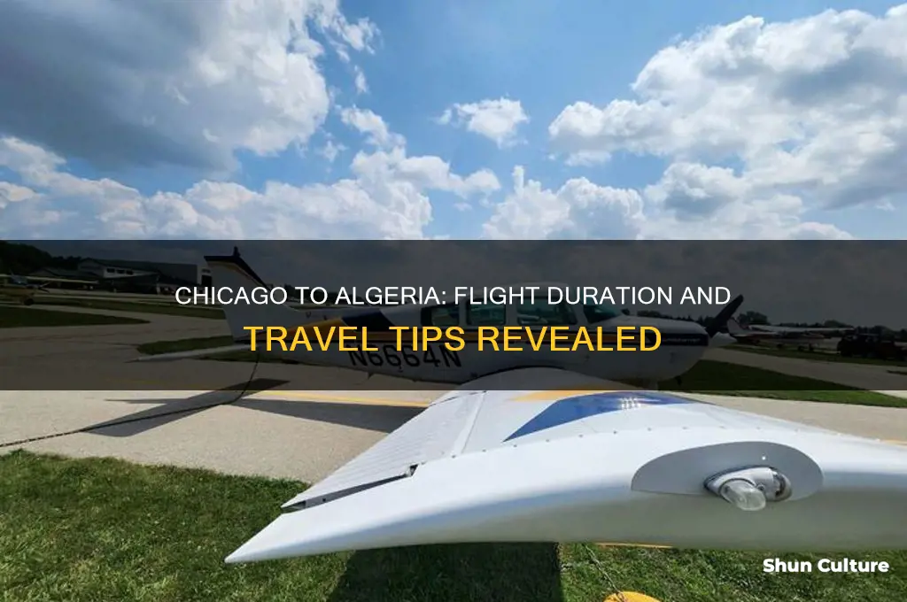 how many hours flight chicago to algeria