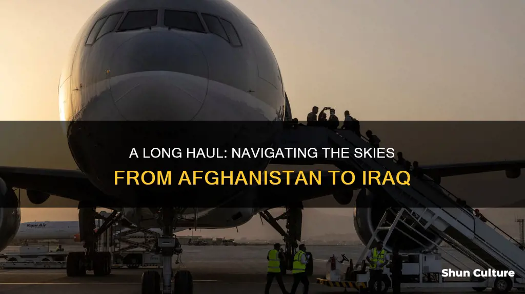 how many hours flight from afghanistan to iraq