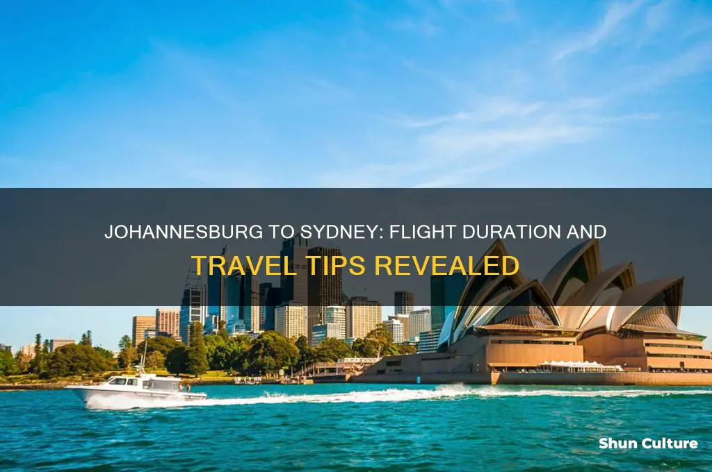 how many hours flight from johannesburg to sydney australia