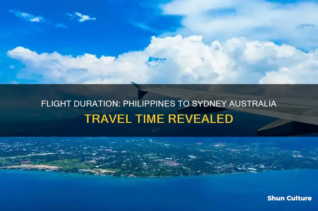 how many hours flight from philippines to sydney australia