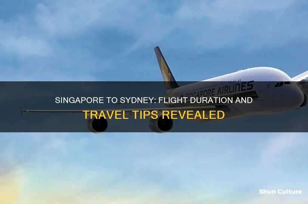 how many hours flight from singapore to sydney australia