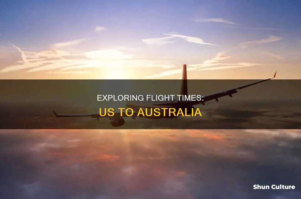 how many hours flight from united states to australia