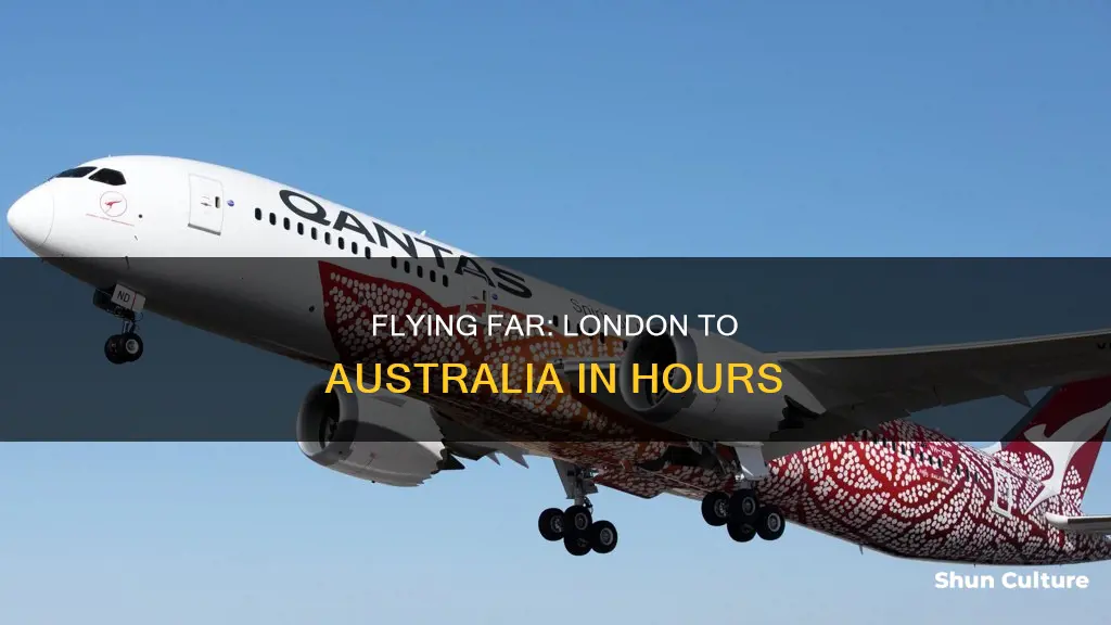 how many hours fly from london to australia