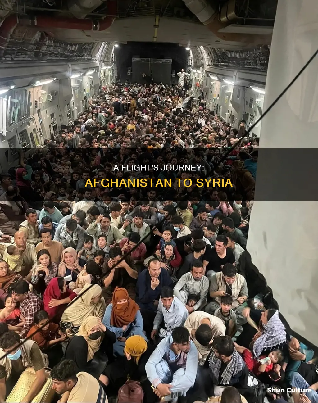 how many hours from afghanistan to syria by flight