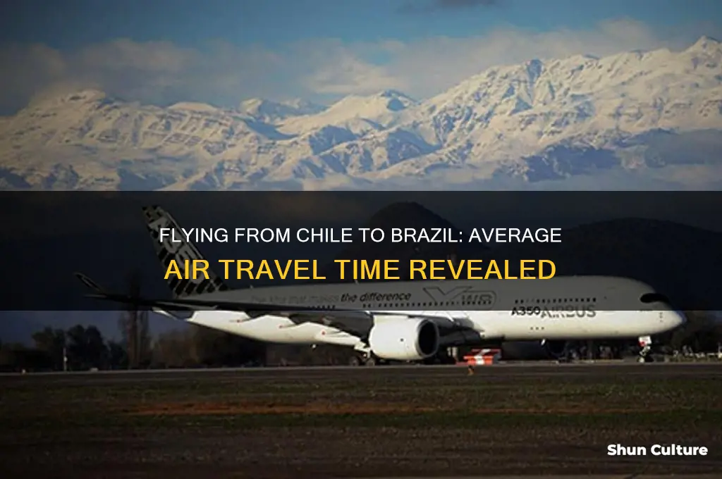 how many hours from chile to brazil by air