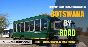Johannesburg to Botswana Road Trip: Estimated Travel Time by Car