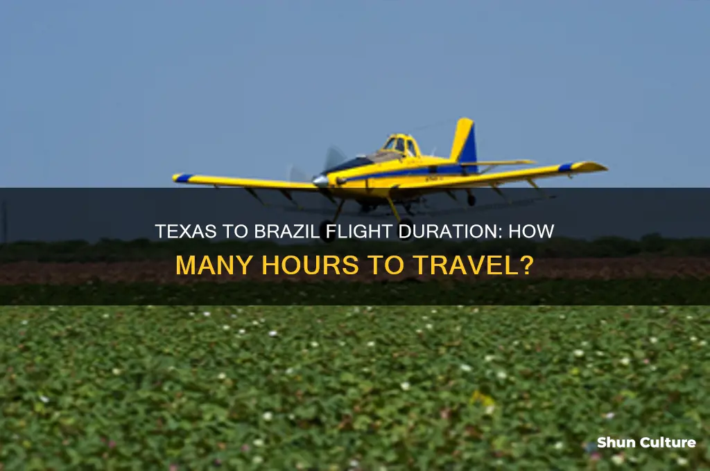 how many hours from texas to brazil