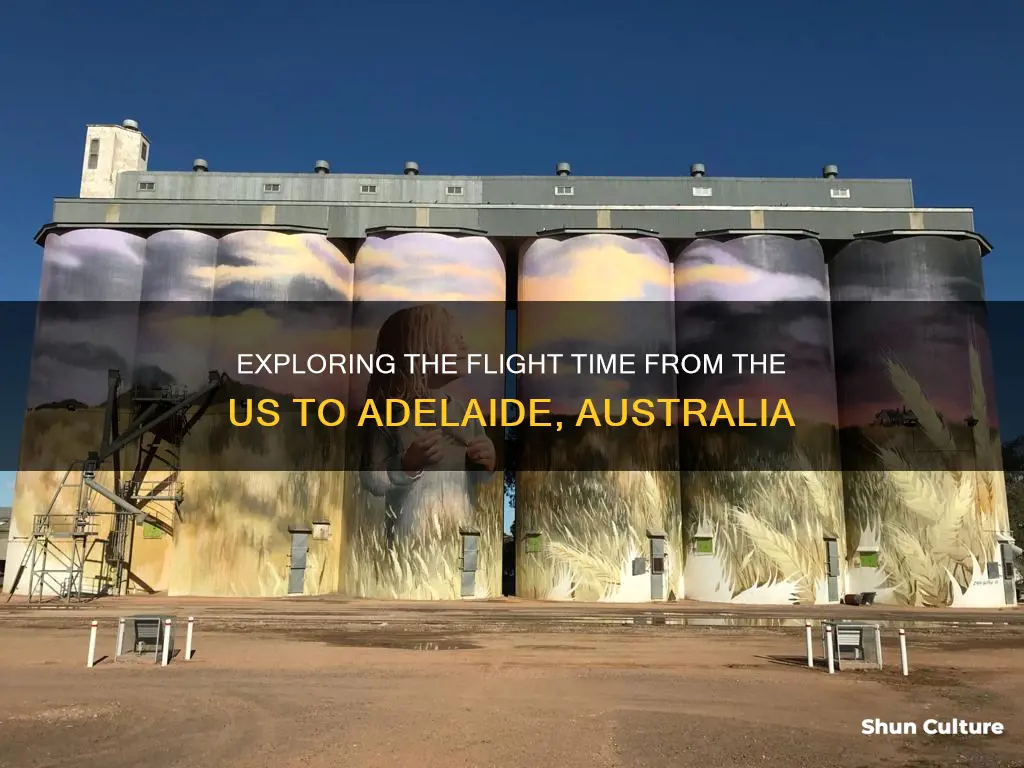 how many hours from united state to adelaide australia