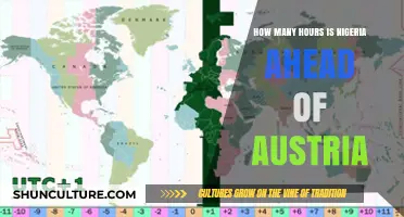 Time Zone Difference: Nigeria's Clock vs. Austria's