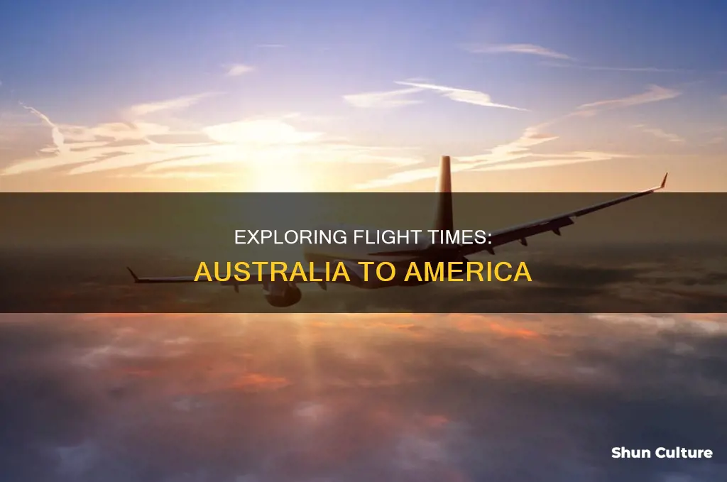 how many hours to fly from australia to america