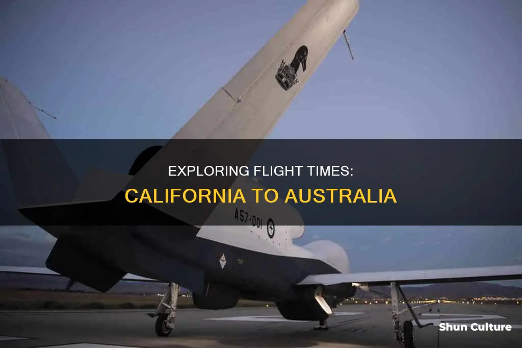 how many hours to fly from california to australia