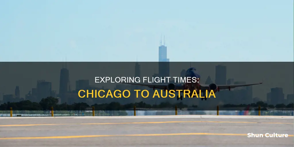 how many hours to fly from chicago to australia