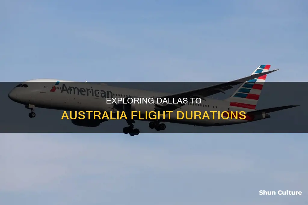 how many hours to fly from dallas to australia