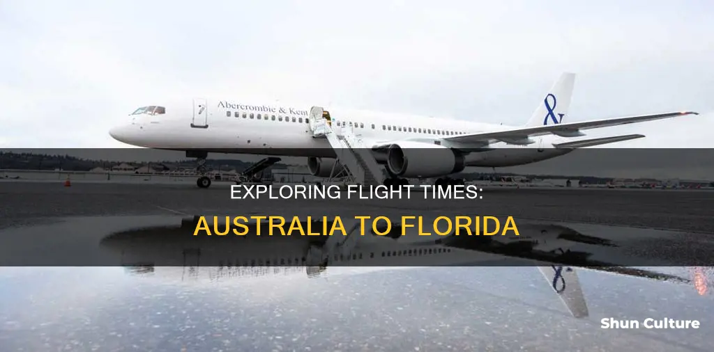 how many hours to fly from florida to australia