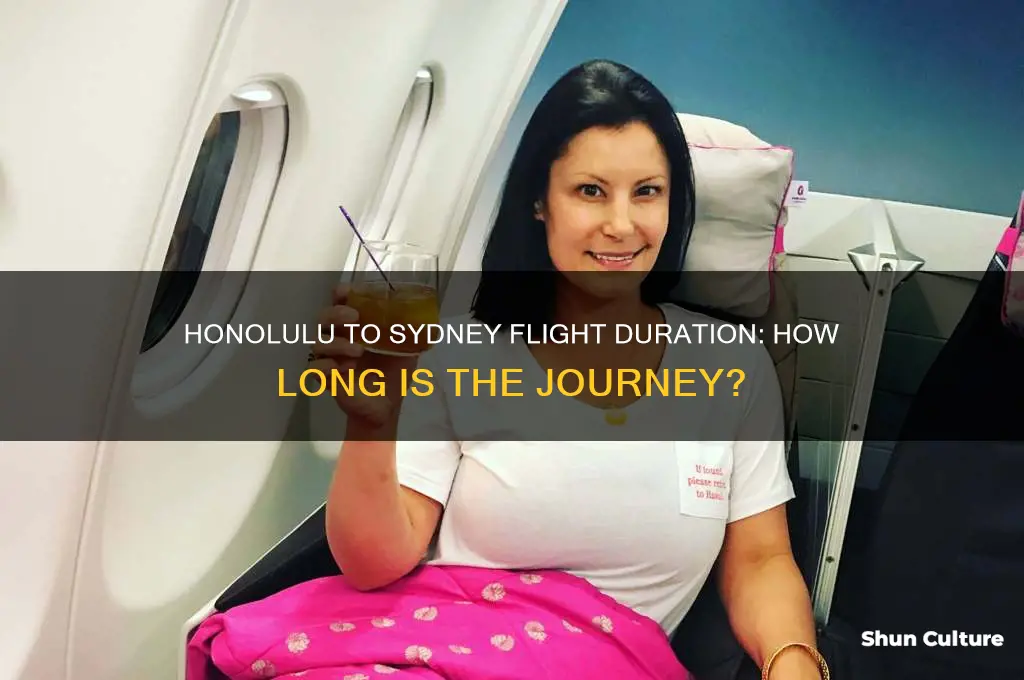 how many hours to fly from honolulu to sydney australia