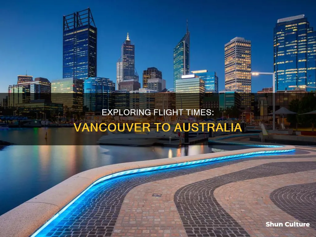 how many hours to fly to australia from vancouver