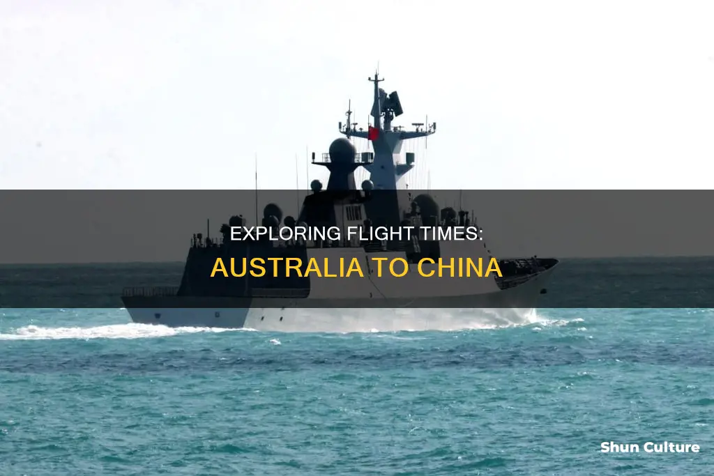 how many hours to fly to china from australia