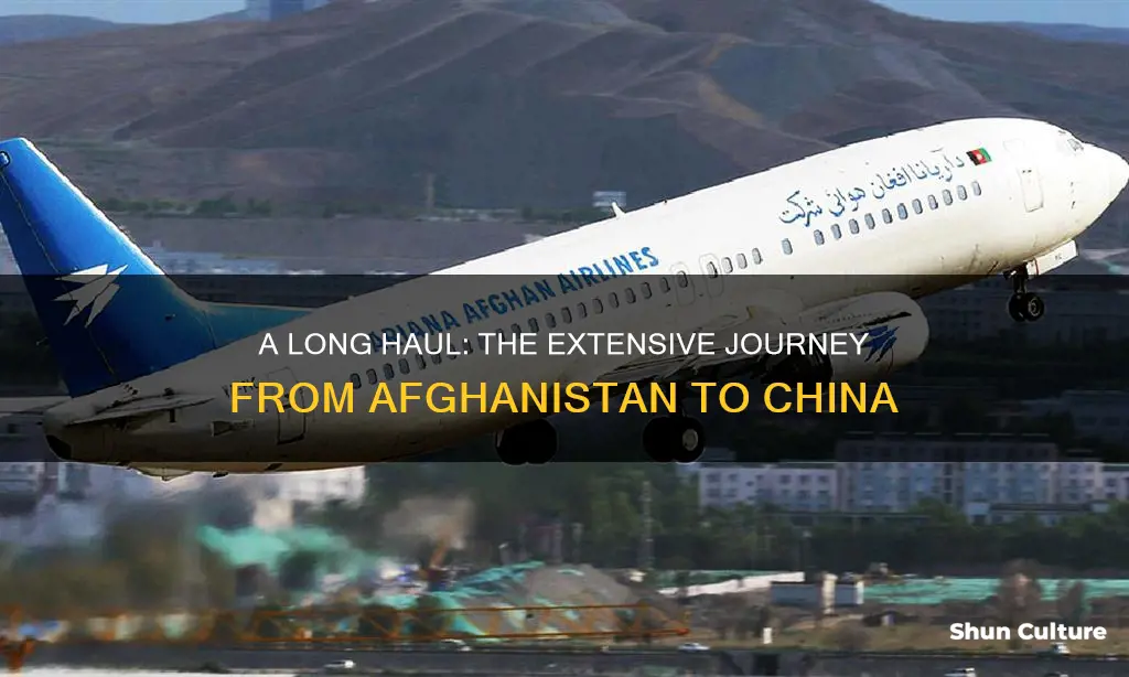 how many hours will flight from afghanistan to china takes