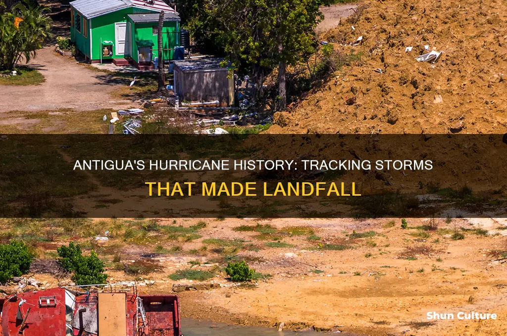 how many hurricanes have hit antigua
