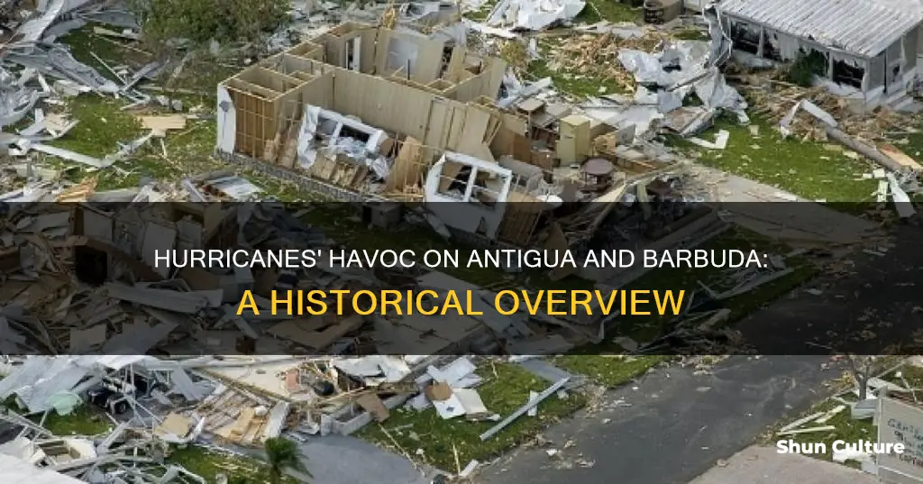 how many hurricanes hit antigua and barbuda