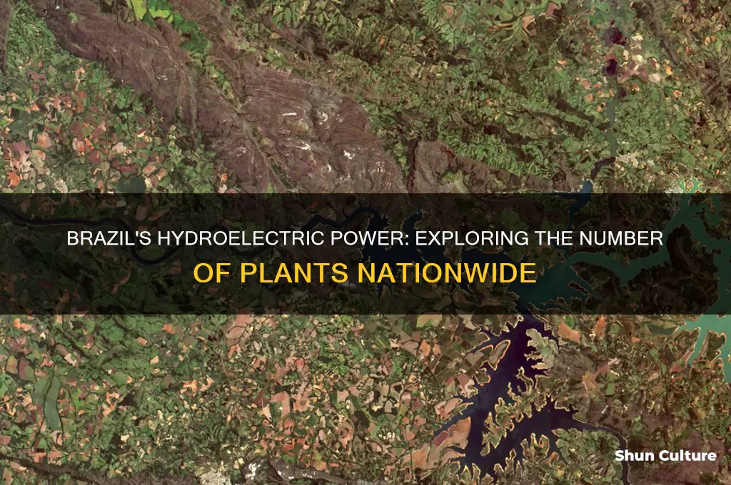 how many hydroelectric power plants in brazil