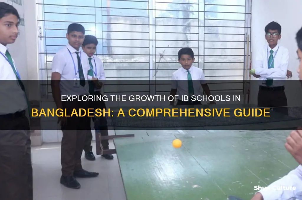 how many ib schools in bangladesh