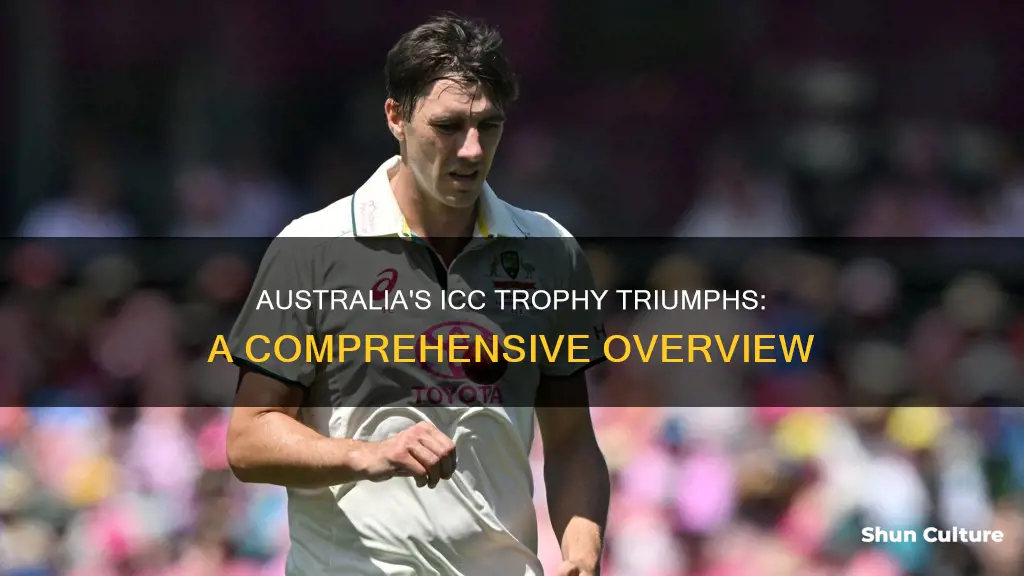 how many icc trophies australia won