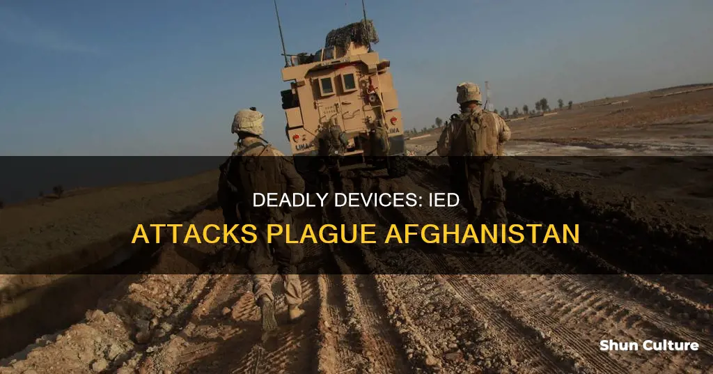 how many ied attacks in afghanistan